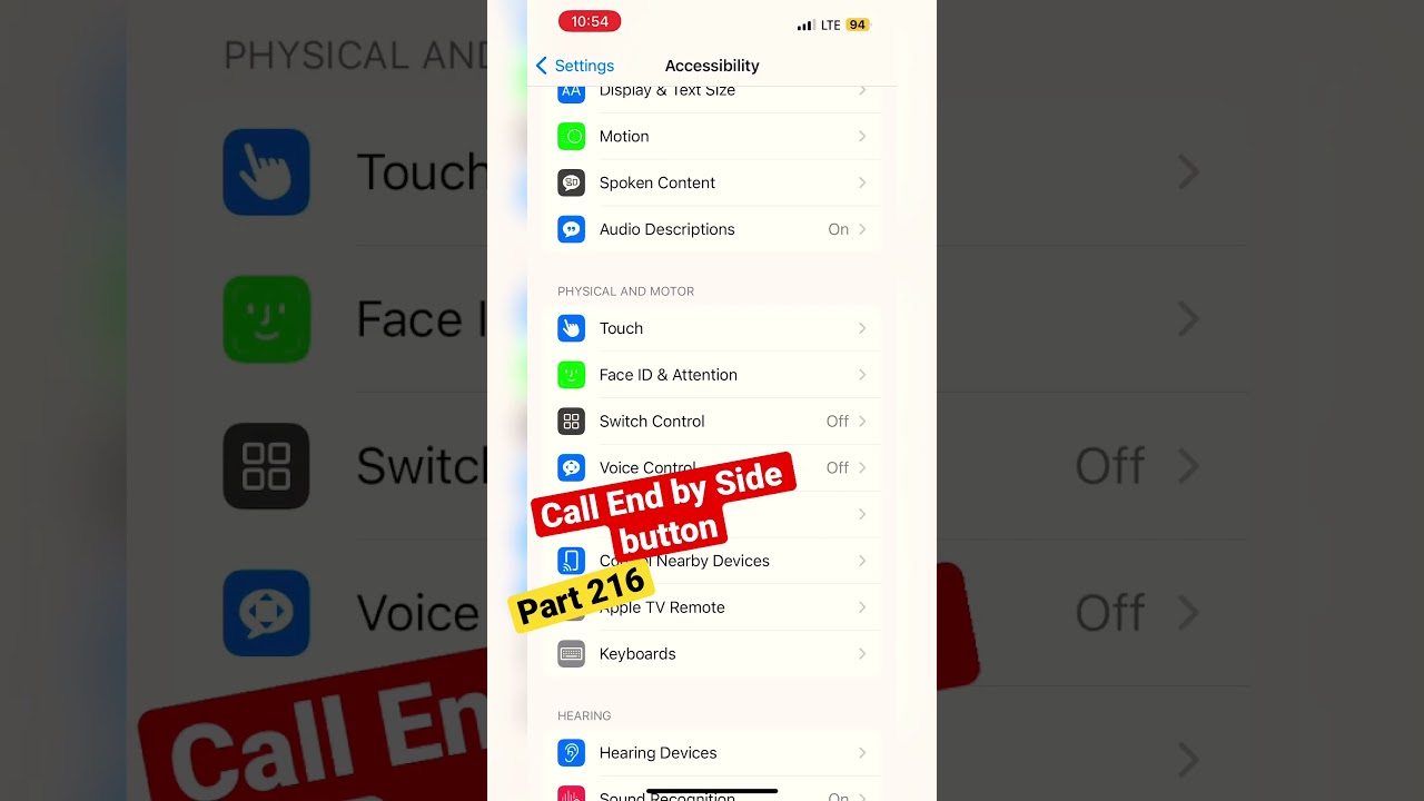 Call End by Side button in iPhone 14 pro max || part 216 || #shortvideo #iphone #ytshorts