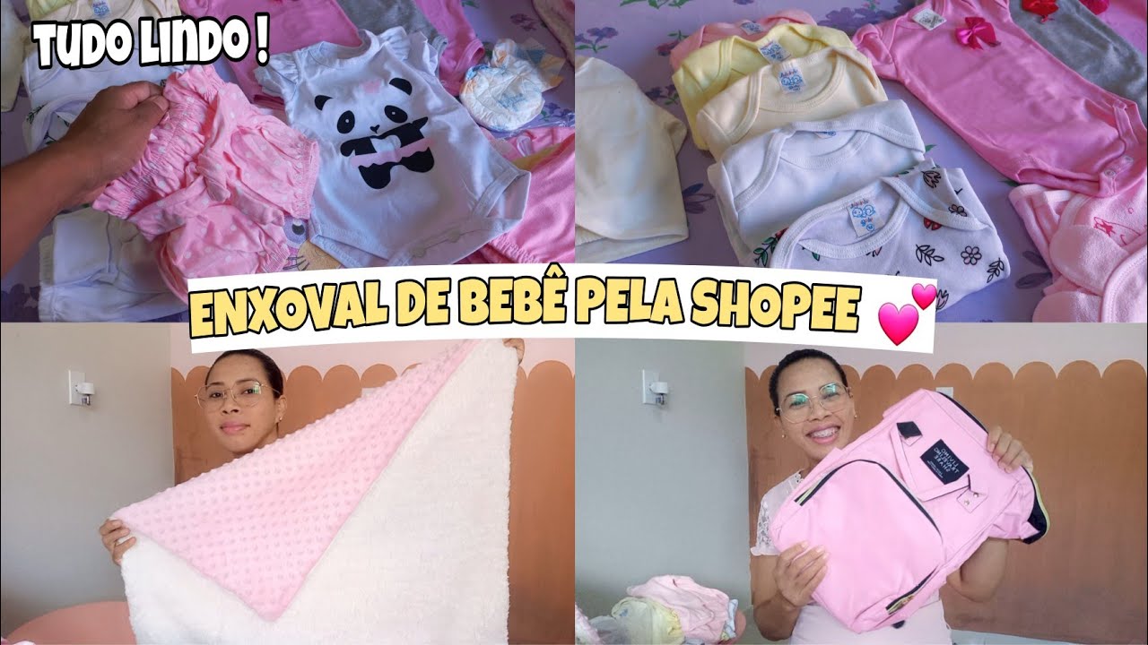 Compras de enxoval na shopee