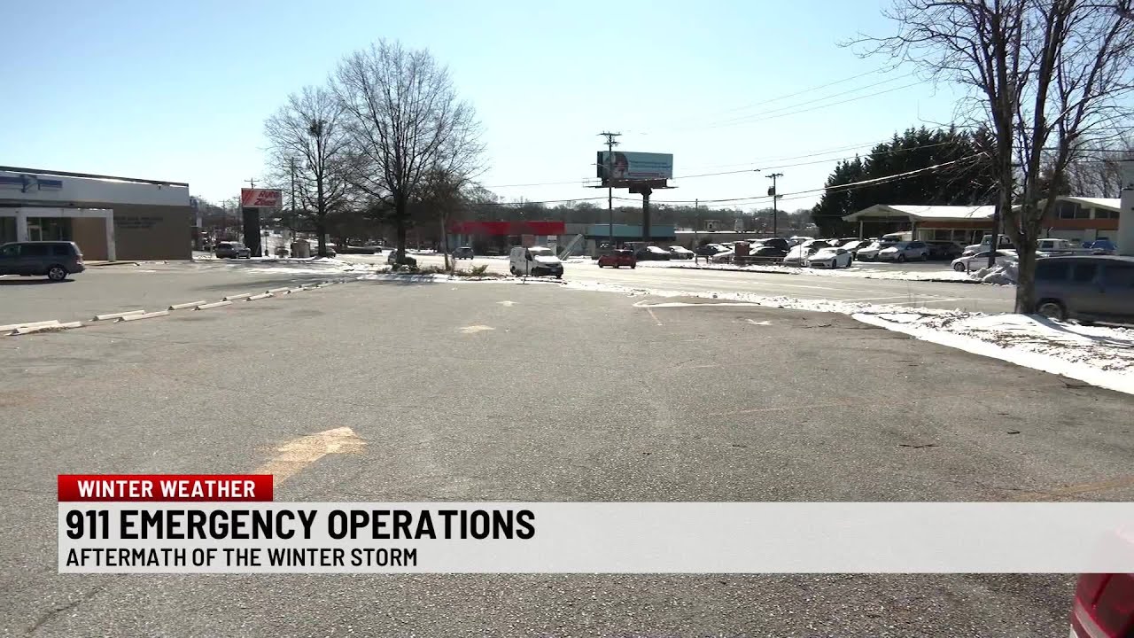 Greenville County 911 calls drop amid winter storm response