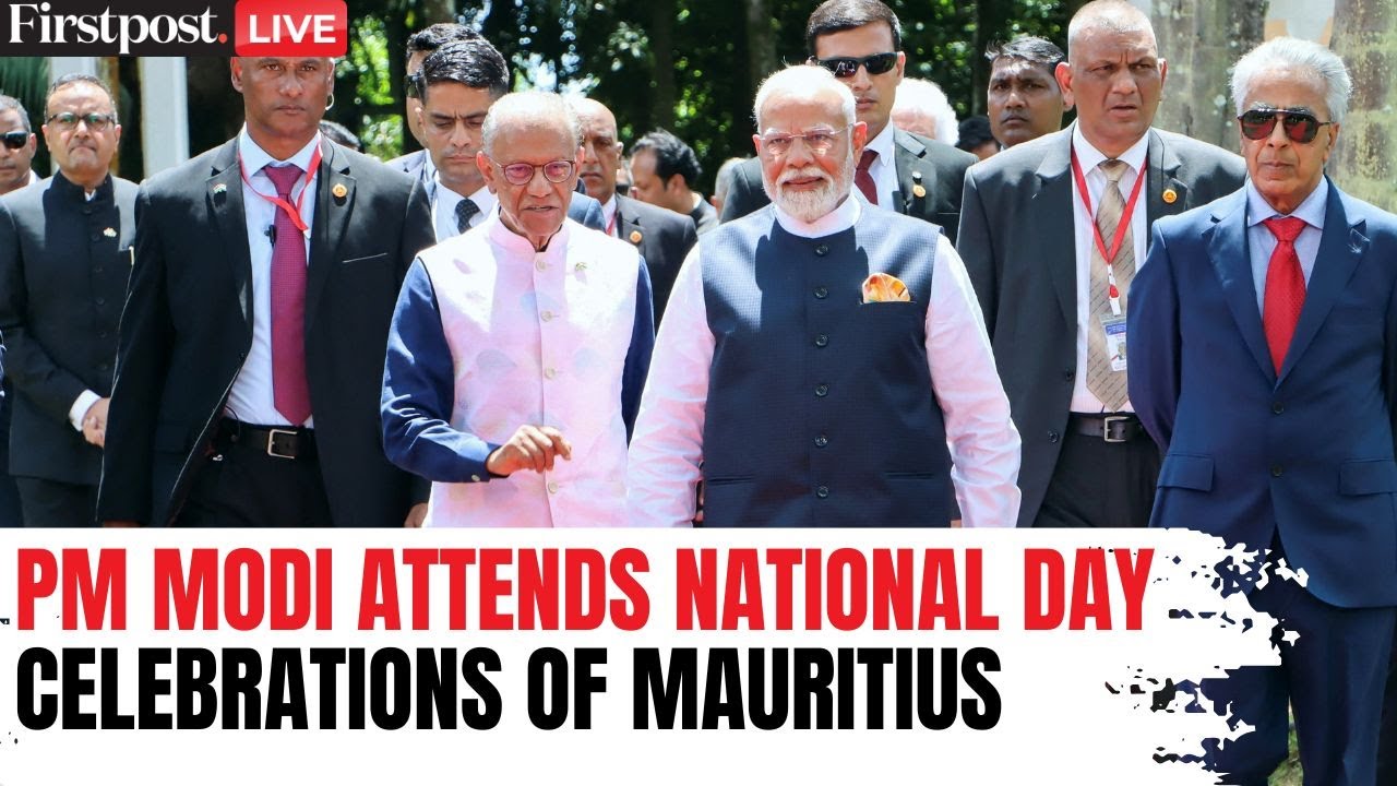 PM Modi LIVE : Indian PM Modi Attends National Day Celebrations of Mauritius