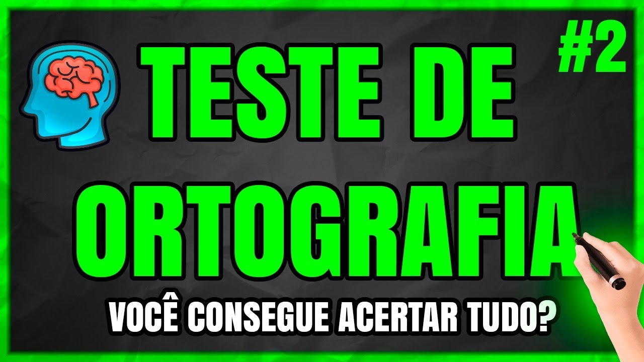 TESTE DE ORTOGRAFIA: Será que Você Consegue Acertar TUDO? (Quiz de Ortografia) #2