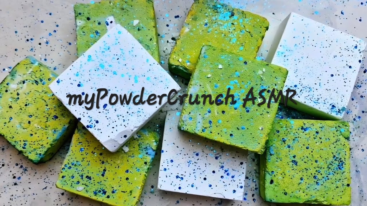 BSN Fresh Blocks & Reformed Chalk Blocks • ASMR • Oddly Satisfying • Powderplay • Stress Relief 