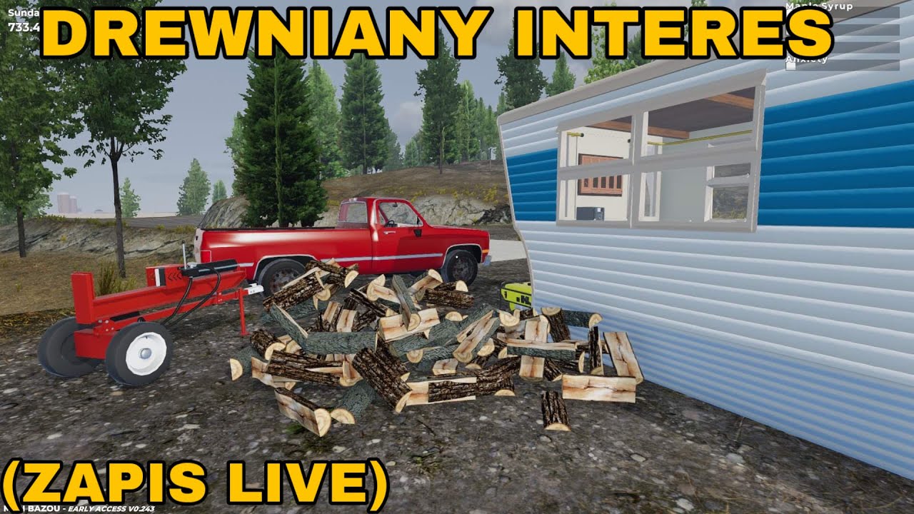DREWNIANY INTERES oraz LEKKA RENOWACJA PICK-UP'A! | Mon Bazou (Zapis Live)