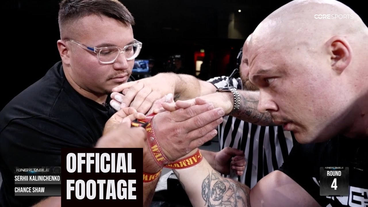 Ченс Шоу против Сергея Калиниченко ВСЕ ПИНСЫ Официальные кадры KOTT8 Armwrestling
