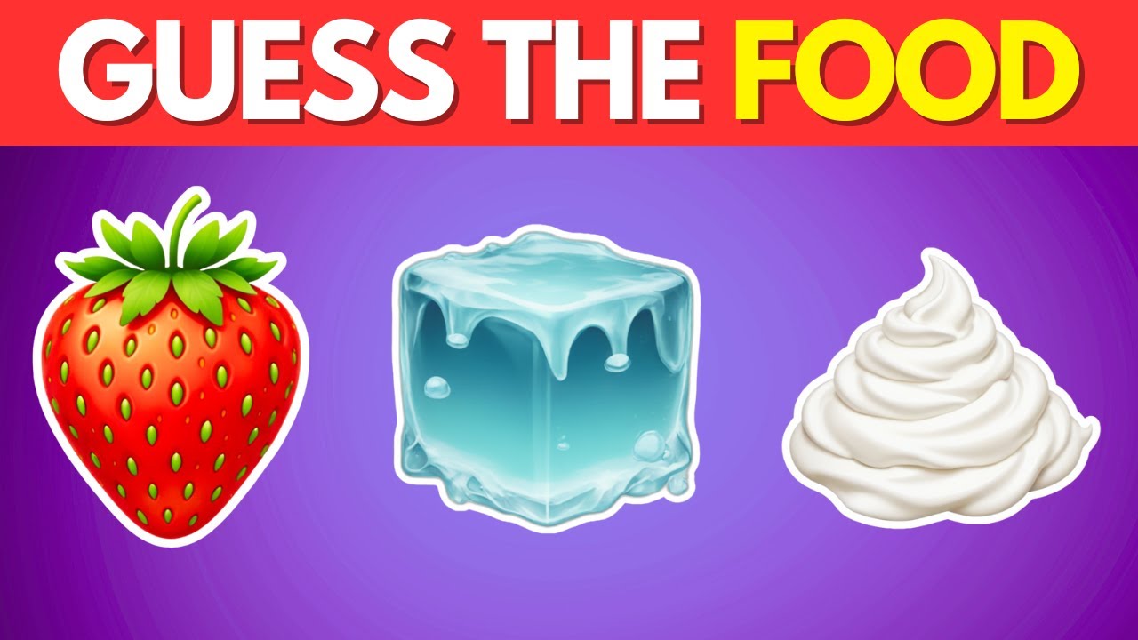 Guess The Food By Emoji 🍔🍟 Food And Drink Emoji Quiz
