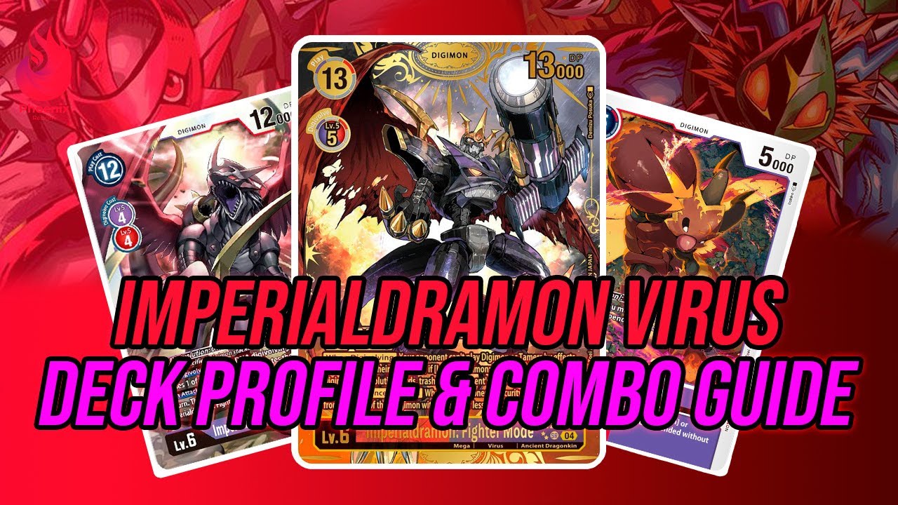 IMPERIALDRAMON VIRUS DECK PROFILE & COMBO GUIDE | Digimon Card Game