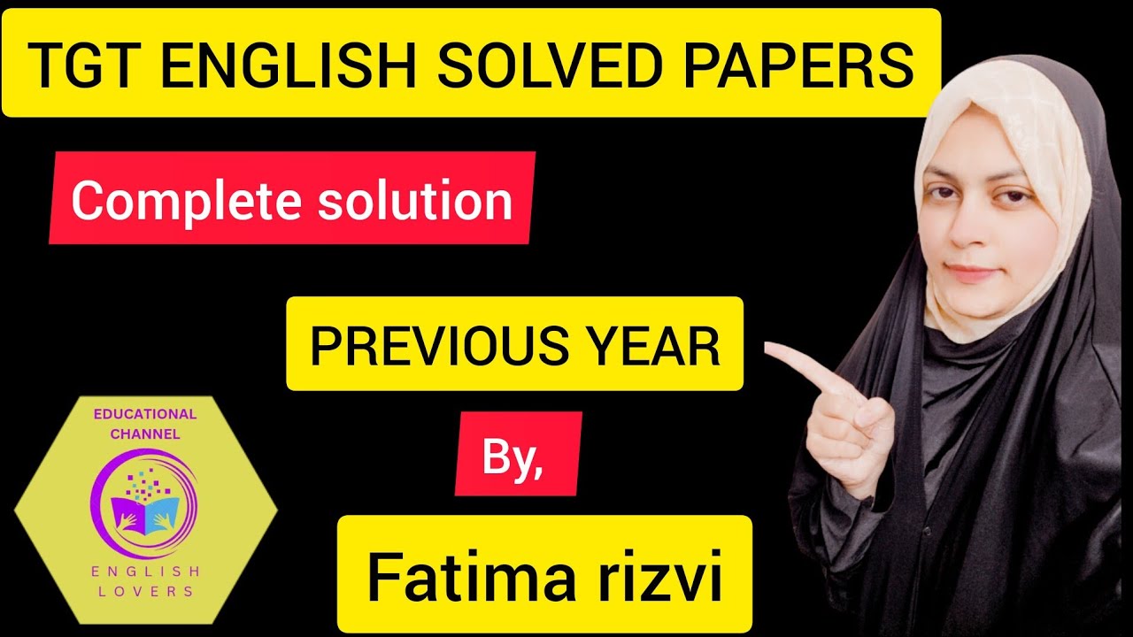 Trained Graduate Teacher exam solved paper 2010//tgt preparation//paper set