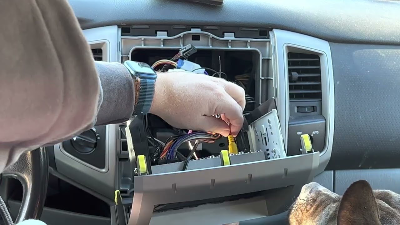 ATOTO CA-AEC01 car AMP install on an ATOTO F7 in a 2010 Toyota Tacoma