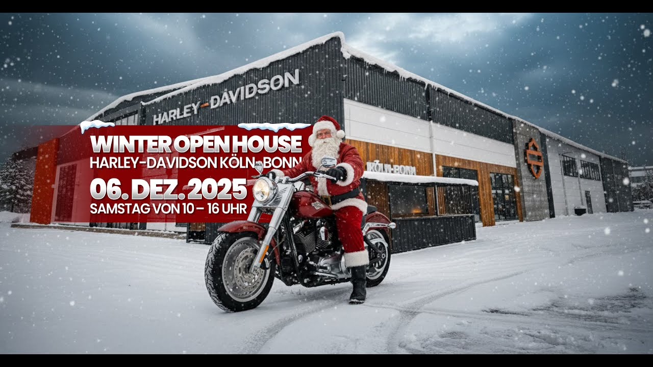 Eine Harley zum Hochzeitstag?   -  Winter Open House Harley Davidson Köln-Bonn in Wesseling