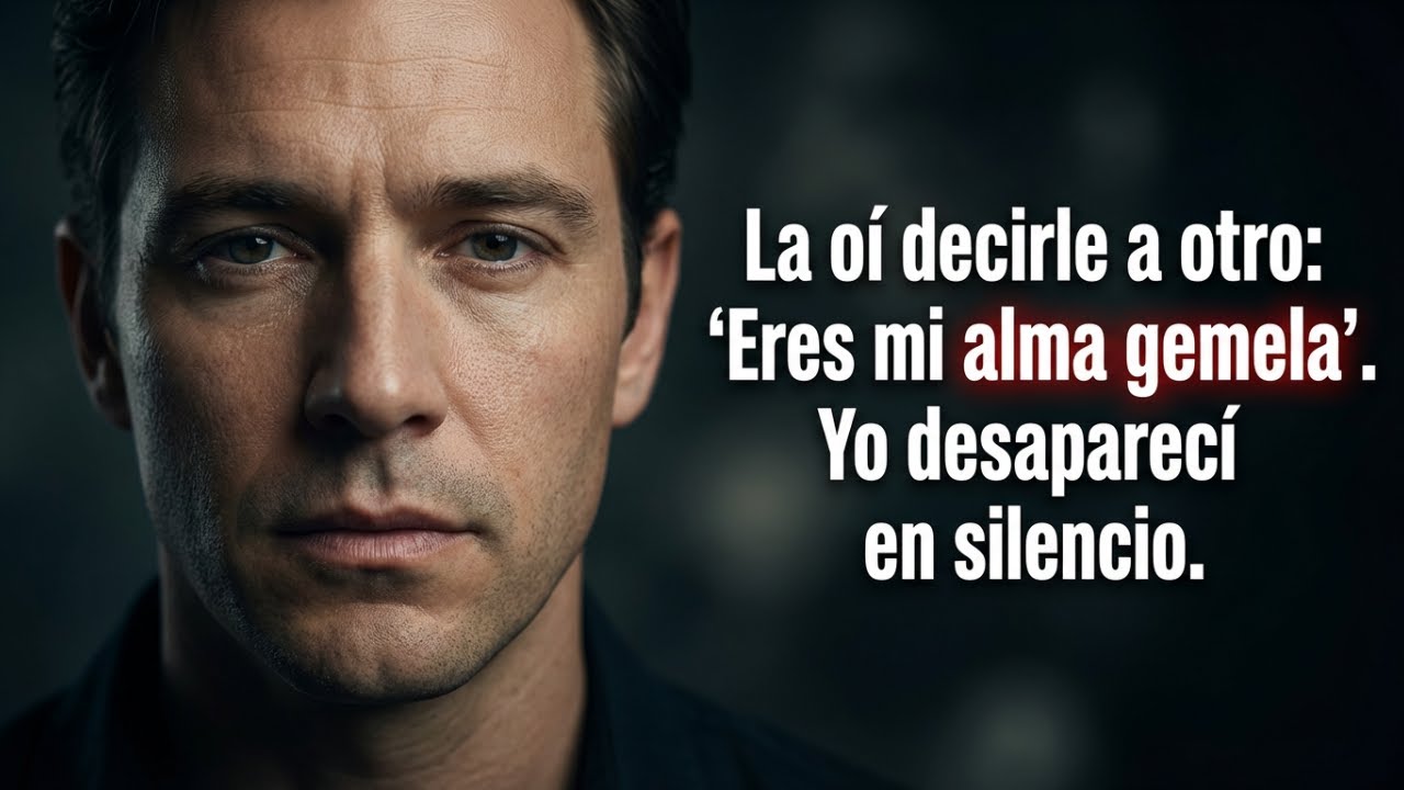 Escuché a mi esposa decirle a otro hombre Eres mi alma gemela así que desaparecí en silencio