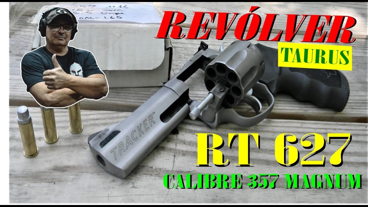 REVÓLVER TAURUS TRACKER RT 627 .357 MAG INOX FOSCO