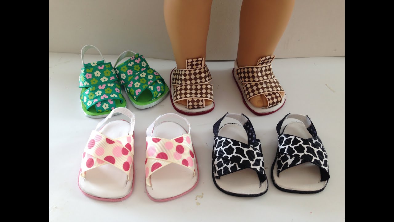 DIY American Girl miniature shoes