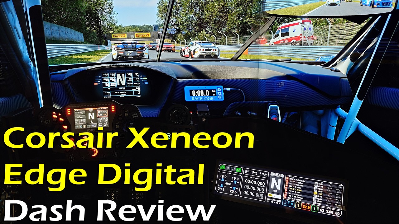 Обзор приборной панели Corsair Xeneon Edge Digital Sim Racing Dash