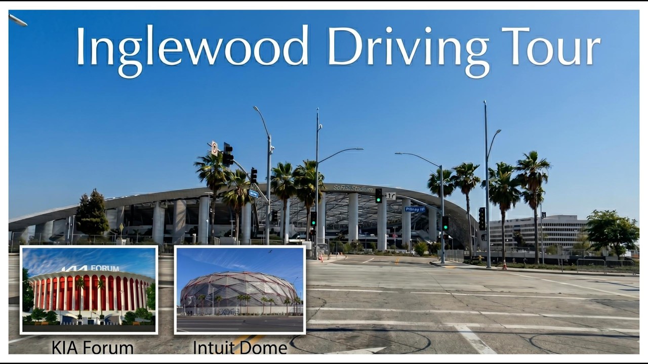 Inglewood Adventures I Driving Tour Iconic Landmarks - Sofi Stadium, Kia Forum, and Intuit Dome 2024