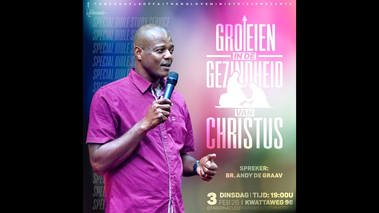 GROEIEN IN DE GEZINDHEID VAN CHRISTUS!