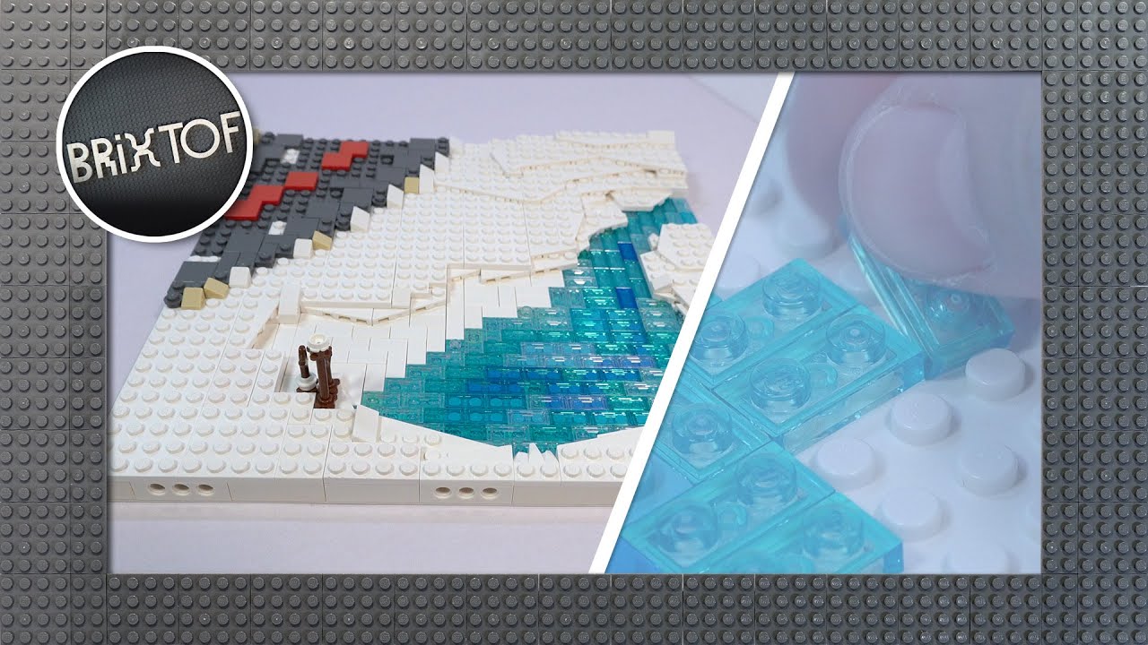 LEGO Moc Winter Village - Baseplate #1 