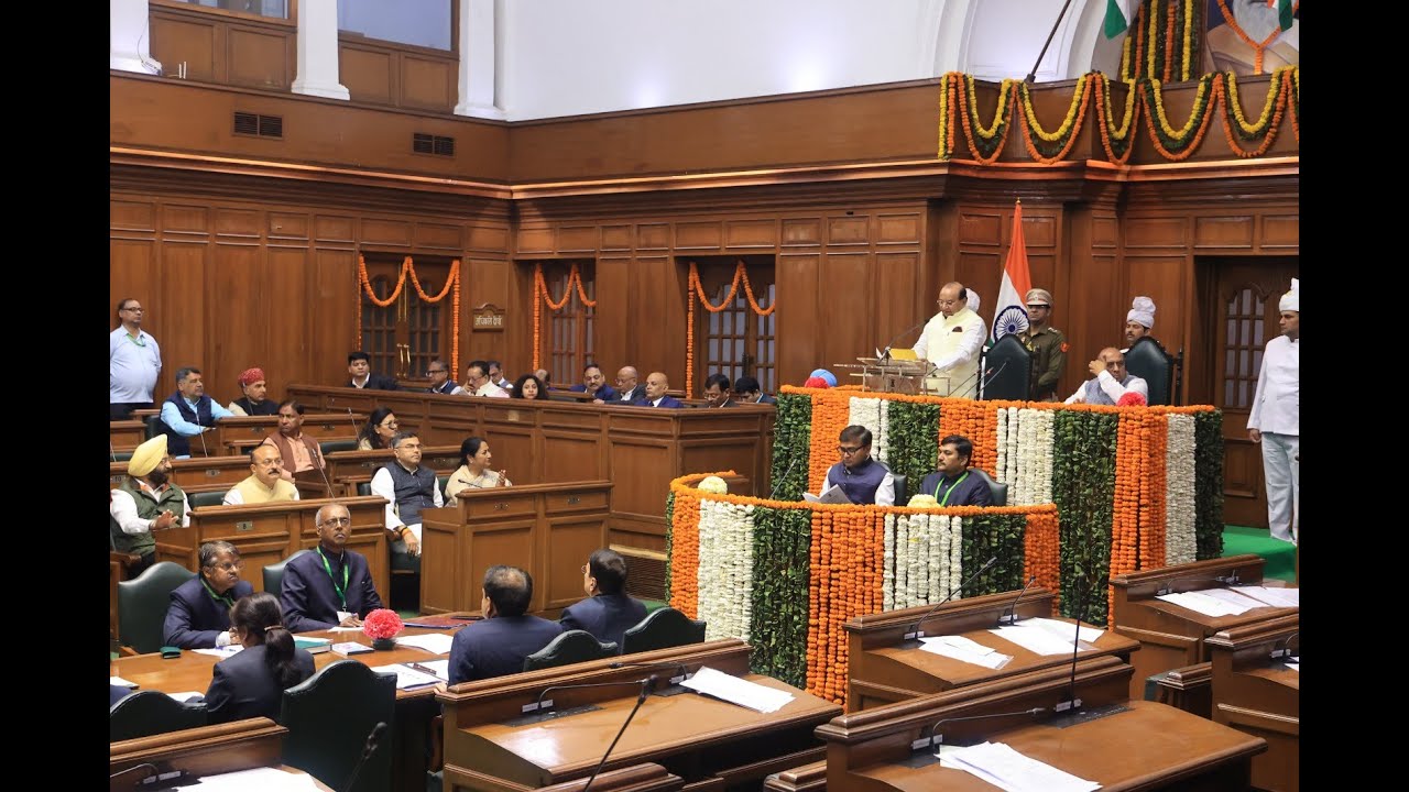 Address of the Hon&rsquo;ble LG VK Saxena to the First Session of the Eight Legislative Assembly of Delhi.