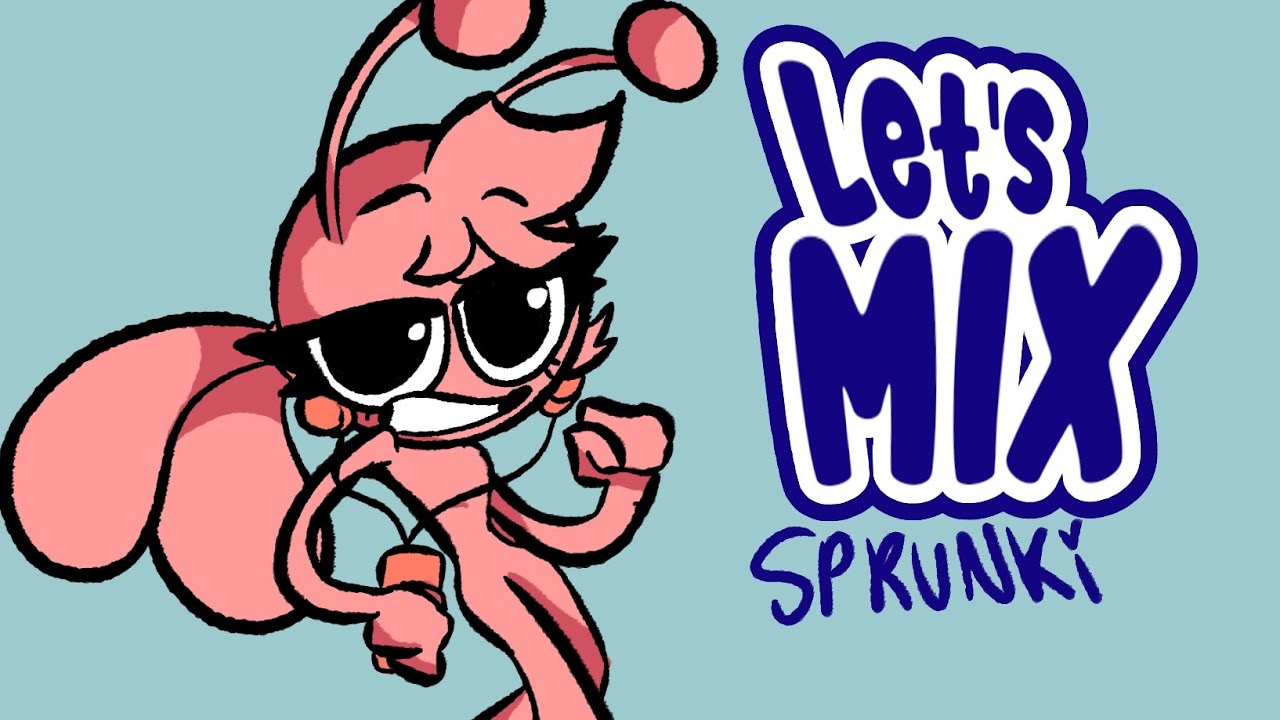 LET'S MIX! Sprunki Oren & Pinki #capcut #animation #sprunki #sprunkiincredibox #fanart