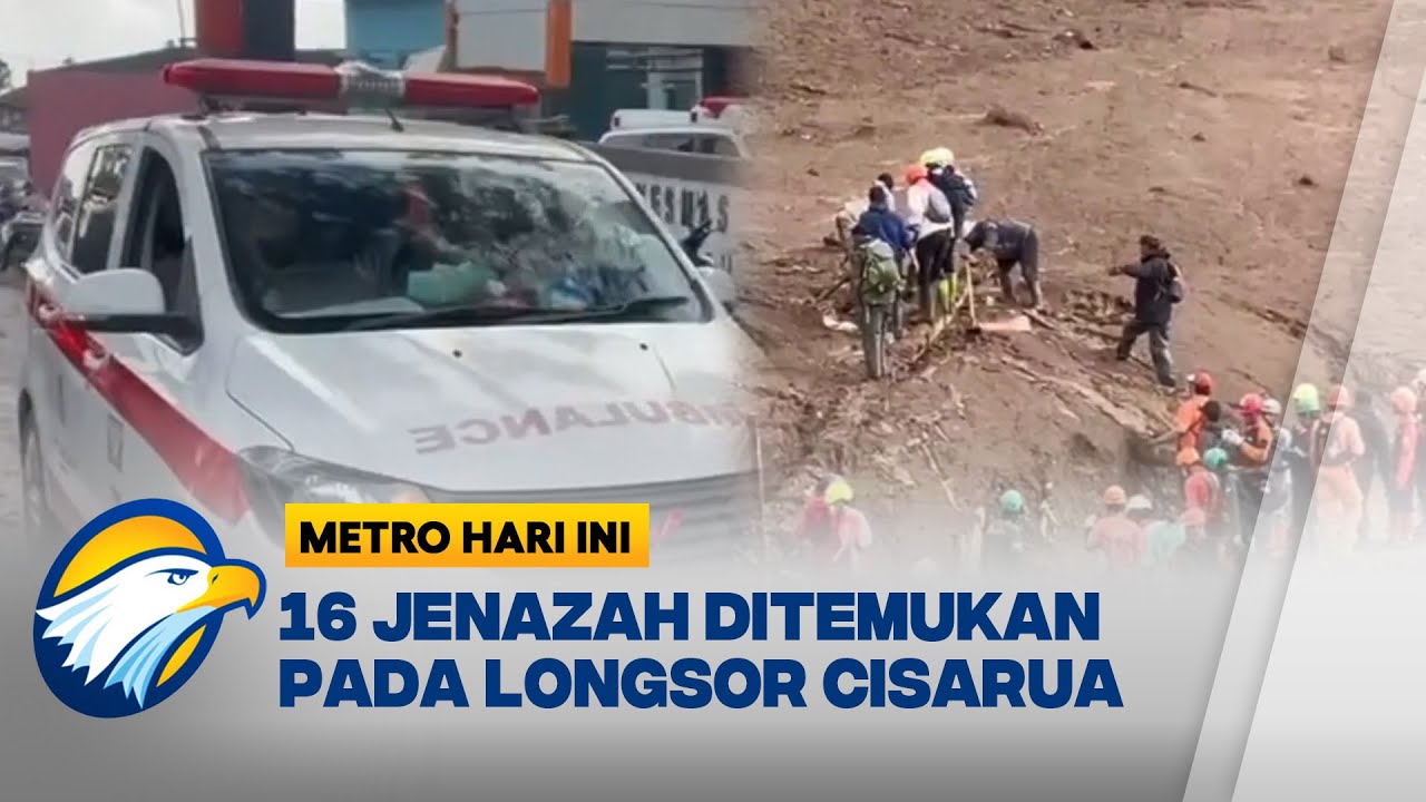 Tim Gabungan Terus Cari Korban Longsor Cisarua - [Metro Hari Ini]