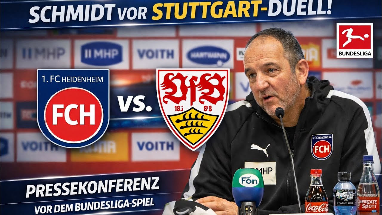 Frank Schmidt vor Heidenheim vs Stuttgart: Heimspiel unter Spannung