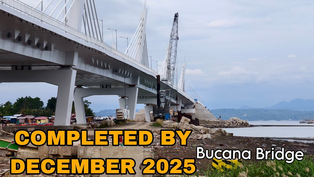 375 : UPDATE BUCANA BRIDGE PROJECT  ( Davao River )   DAVAO COASTAL ROAD | NOVEMBER 23,2025