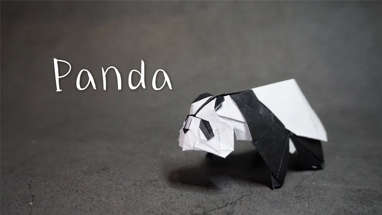 Origami Tutorial: Panda (Yoo Tae Yong)｜Hello Malinda