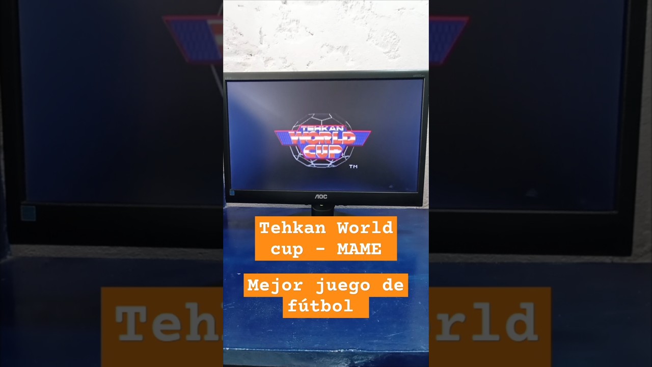 Tehkan World Cup en MAME. Mejor juego de f&uacute;tbol y no admito discusi&oacute;n. #mame