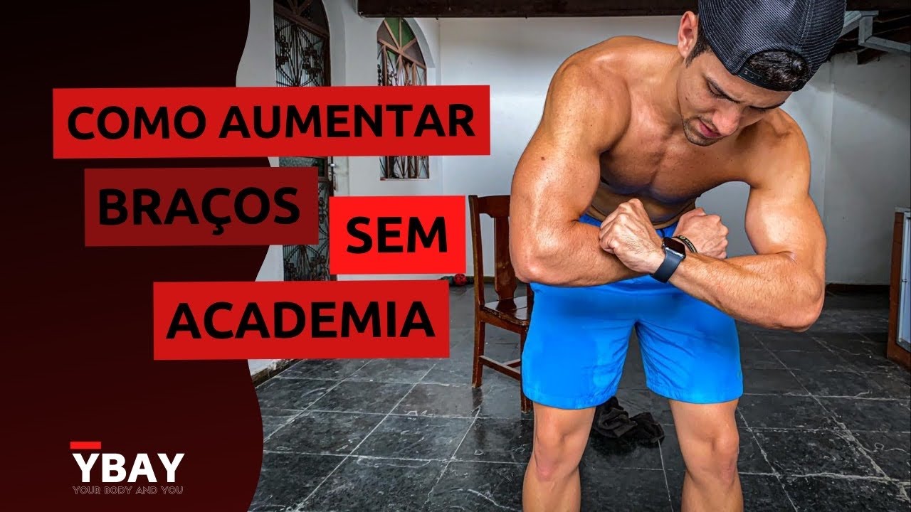 Como definir e aumentar braços em casa (SEM PESOS)
