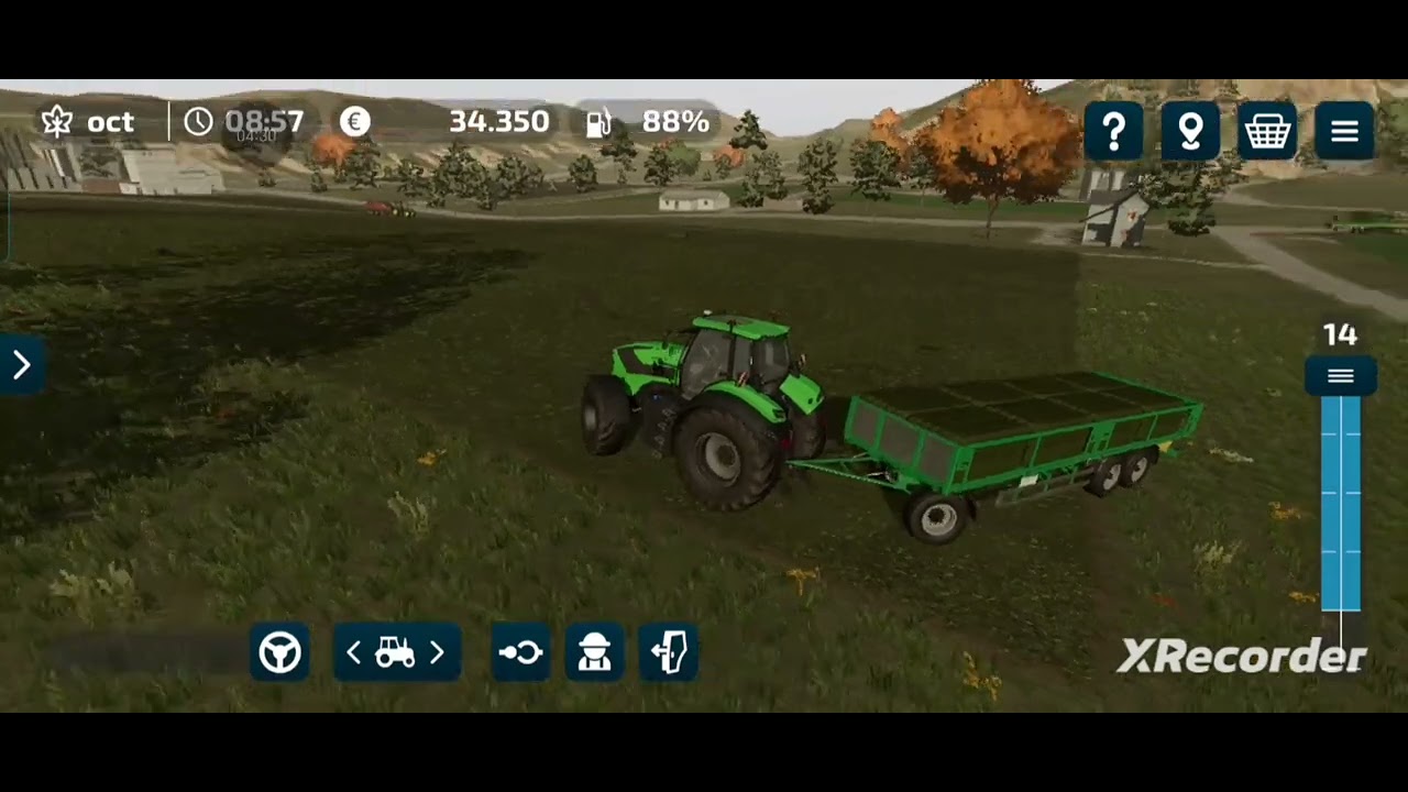 FS 23🚜 | Strâng baloți de pe câmp + dau iarbă la oi 🐑|