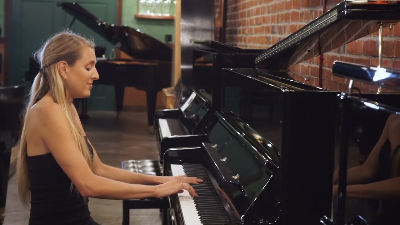 Schimmel Konzert Series Studio Upright Piano Model K125 For Sale at Classic Pianos Portland