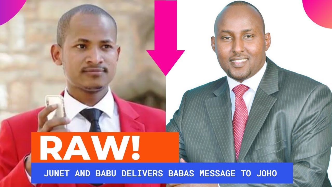 Junet Mohamed and Babu Owino Delivers Raila's Raw Message to Hassan Joho in Mombasa