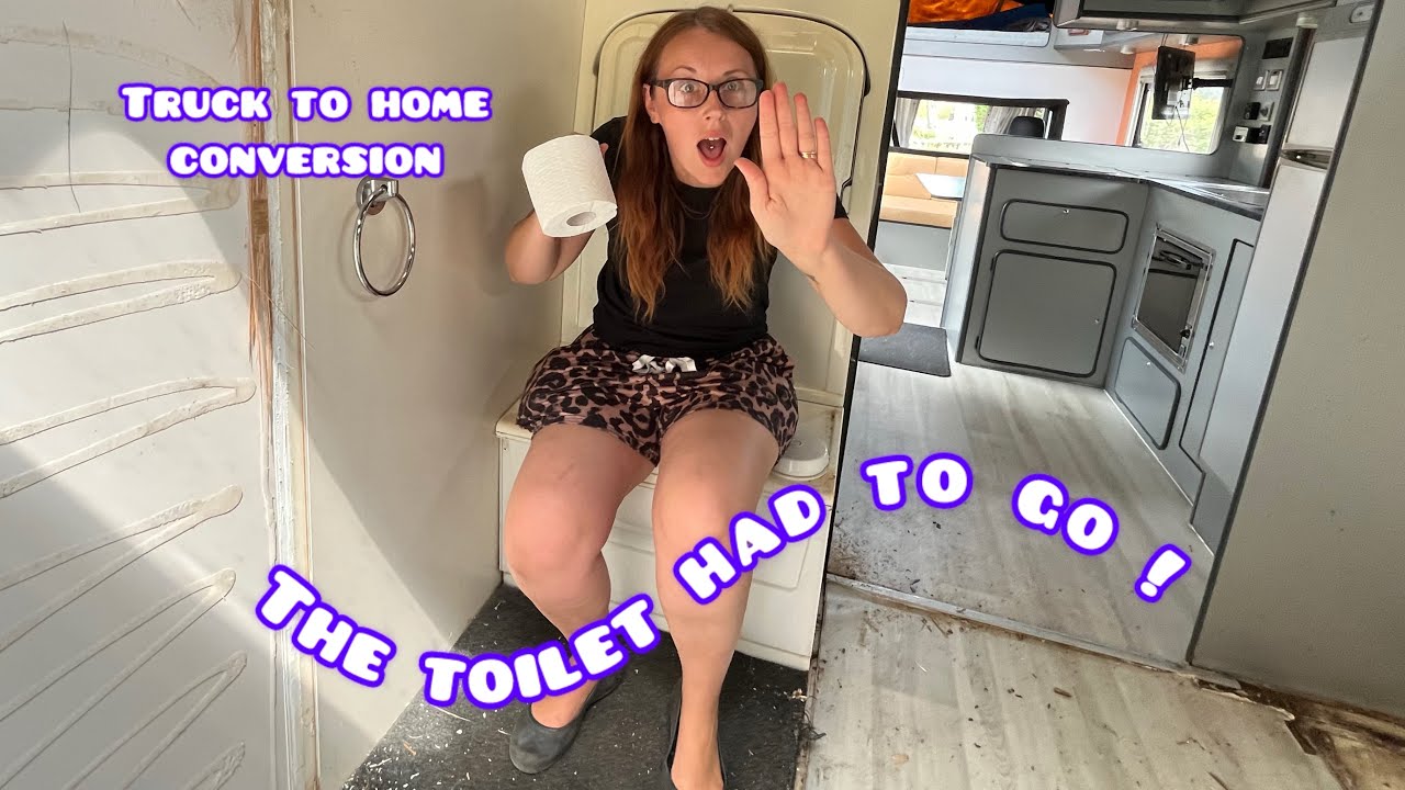 More strip out of the truck including the toilet ! Truck to motorhome #vanlife #offgrid #travel