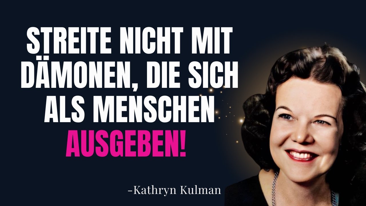 Streite nicht mit DÄMONEN, die sich als MENSCHEN ausgeben ! | Kathryn Kuhlman
