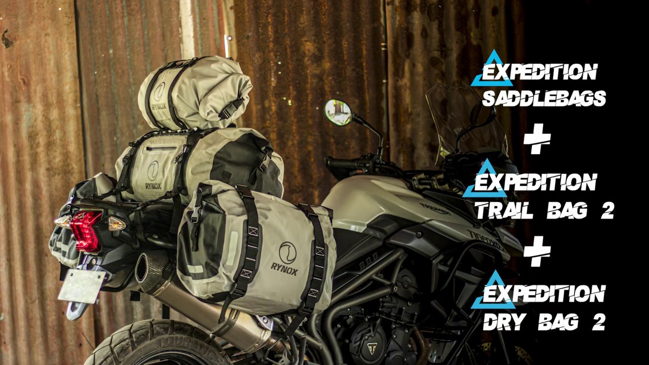 Rynox Gears Expedition Saddle Bags Stormproof:  How to Mount