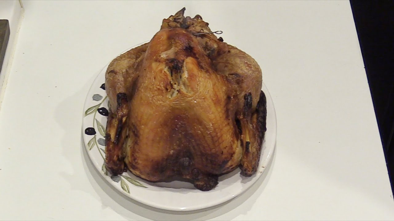 Pute im Backofen. Niedrig Temperatur. Schritt für Schritt mit Rezept.