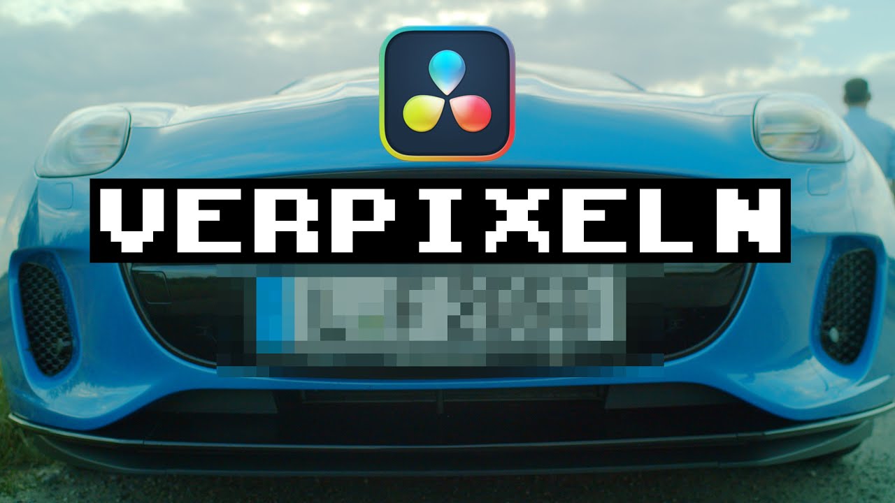 Kennzeichen oder Gesichter verpixeln in Davinci Resolve 17  (Deutsch)