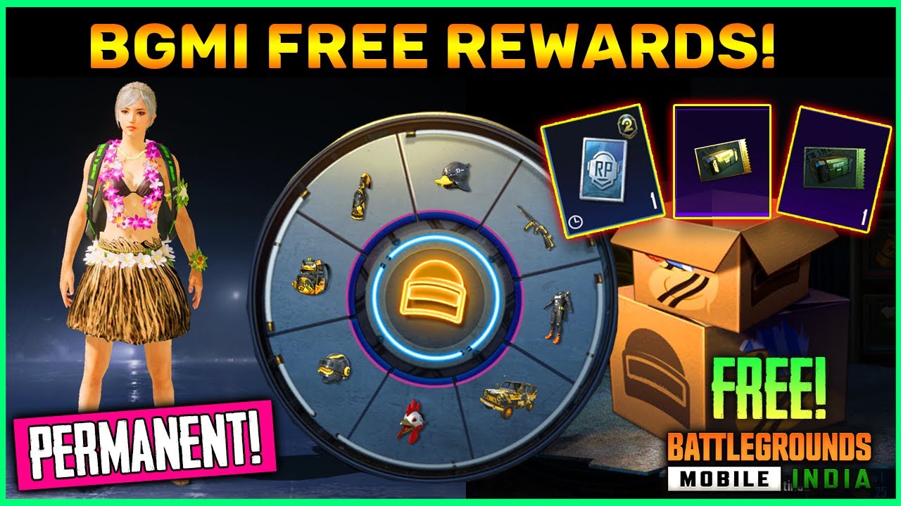 Get Free Permanent Outfit + Premium Coupon, Supply Coupon, RP Mission Card In BGMI (Hindi)