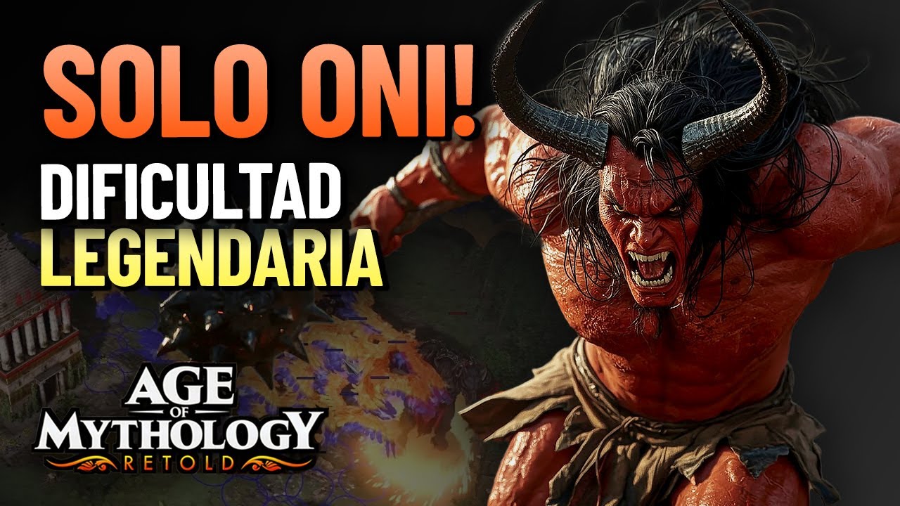 👹 SOLO ONI en dificultad LEGENDARIA 👹 vs 1, 2, 3, 4 ¿Sobreviviré? | AGE of MYTHOLOGY RETOLD