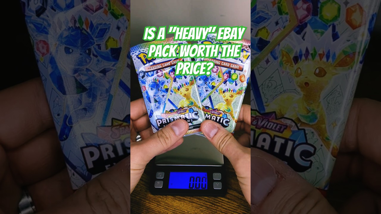 I Weighed Every Pokemon Card Pack
