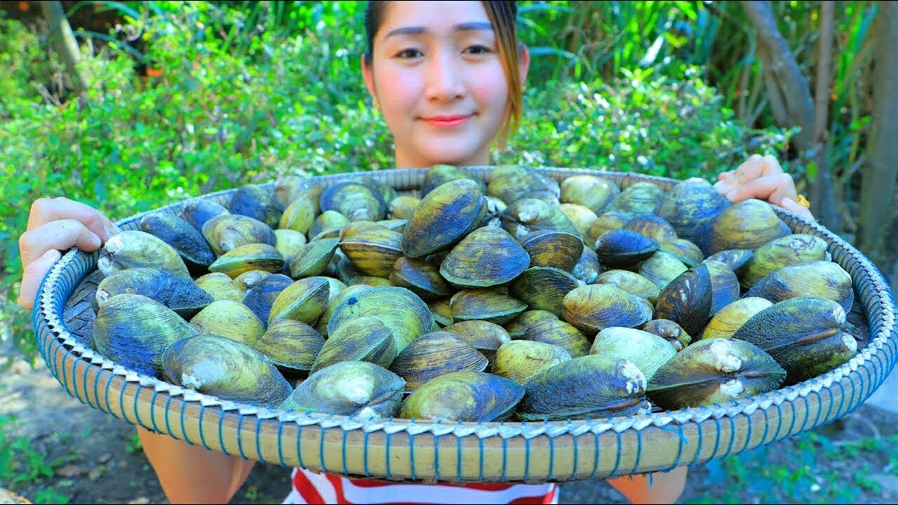 Yummy Clam Stir Fried Young Green Pepper - Clam Stir Fried Recipe - Cooking With Sros