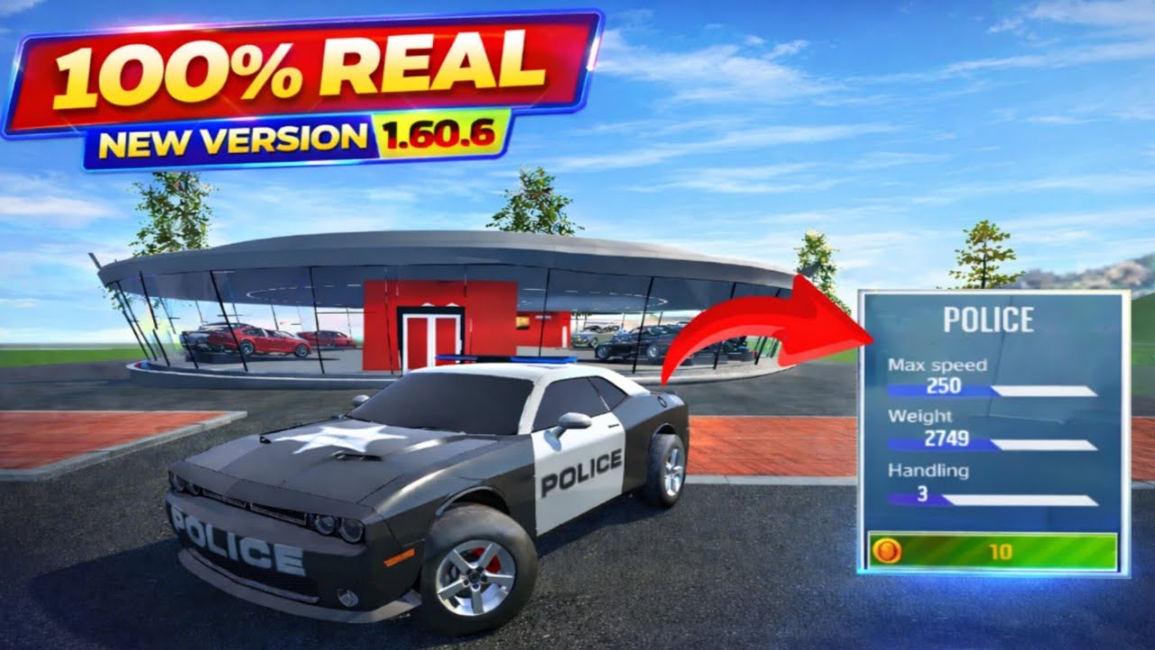 How I Got a Police Car for FREE in Car Simulator 2! 😱 #carsimulator2 