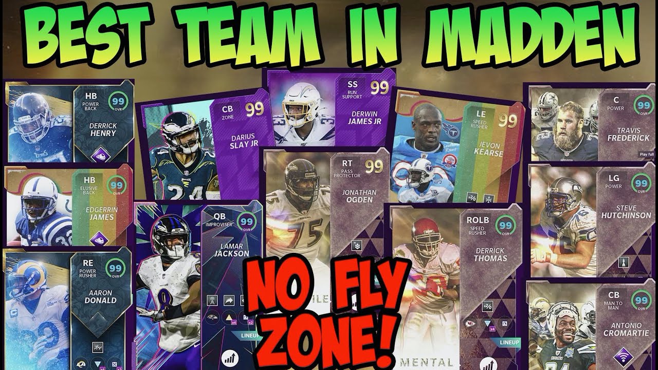 99 GOLDS BEST TEAM IN MADDEN 21 ULTIMATE TEAM ~ MUT HEROES PROMO ULTIMATE LEGENDS ABILITIES GAMEPLAY