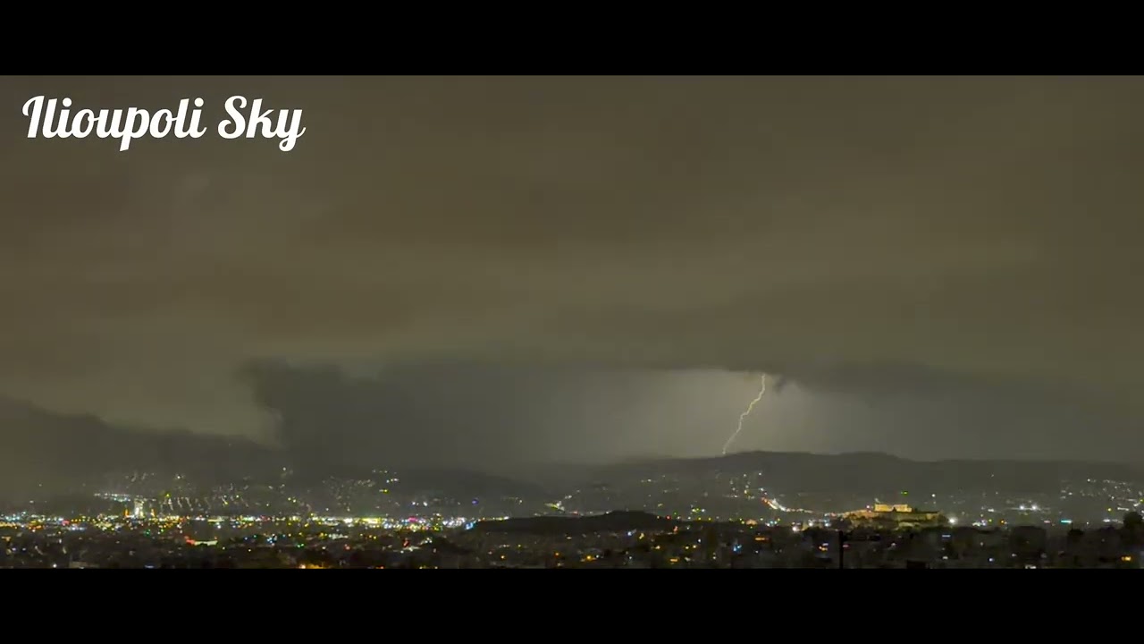🌩️ Κακοκαιρία Byron στην Αττική 