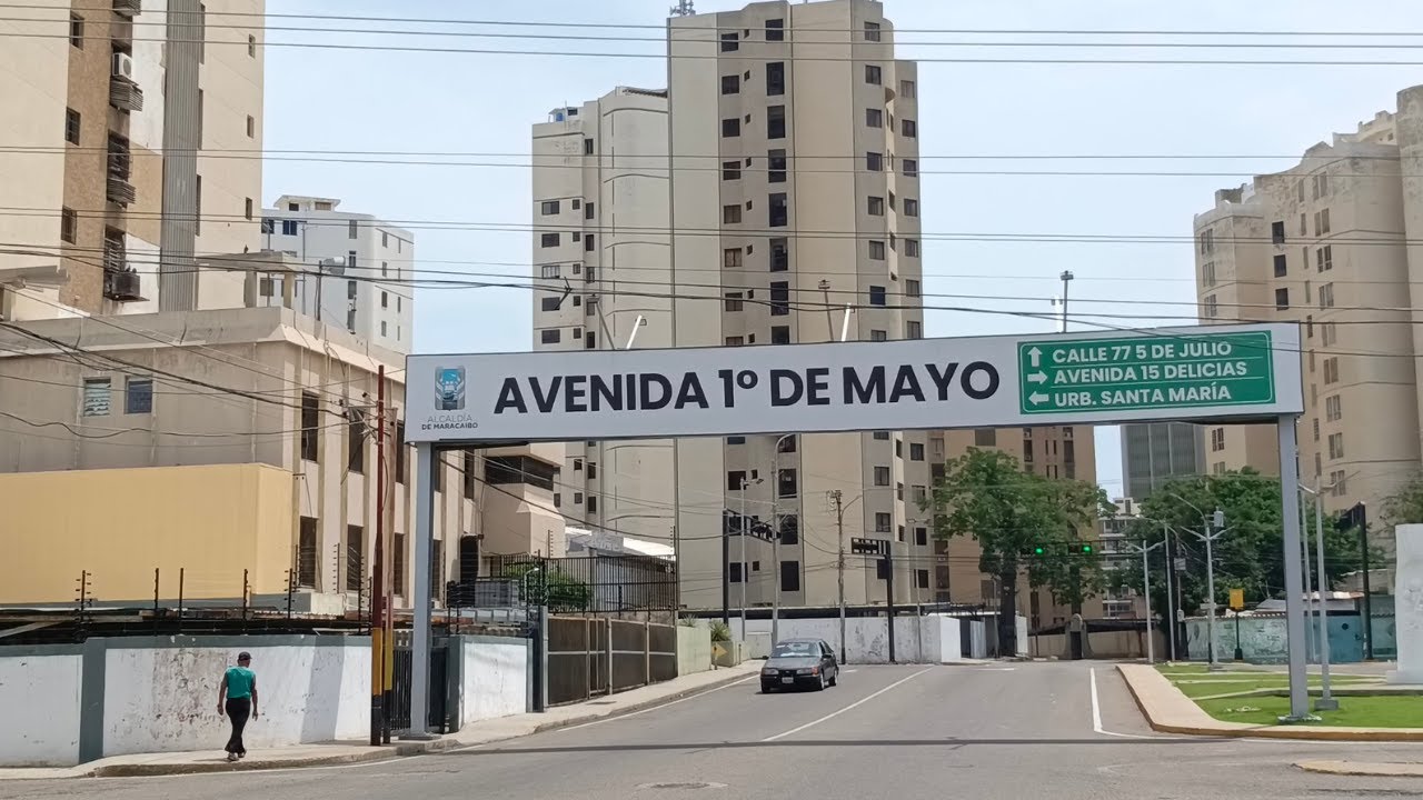 Asi esta el sector 1 de Mayo en Maracaibo Venezuela