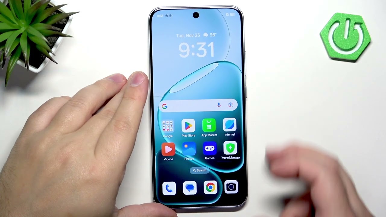 OPPO A6 Pro 5G — как добавить отпечаток пальца