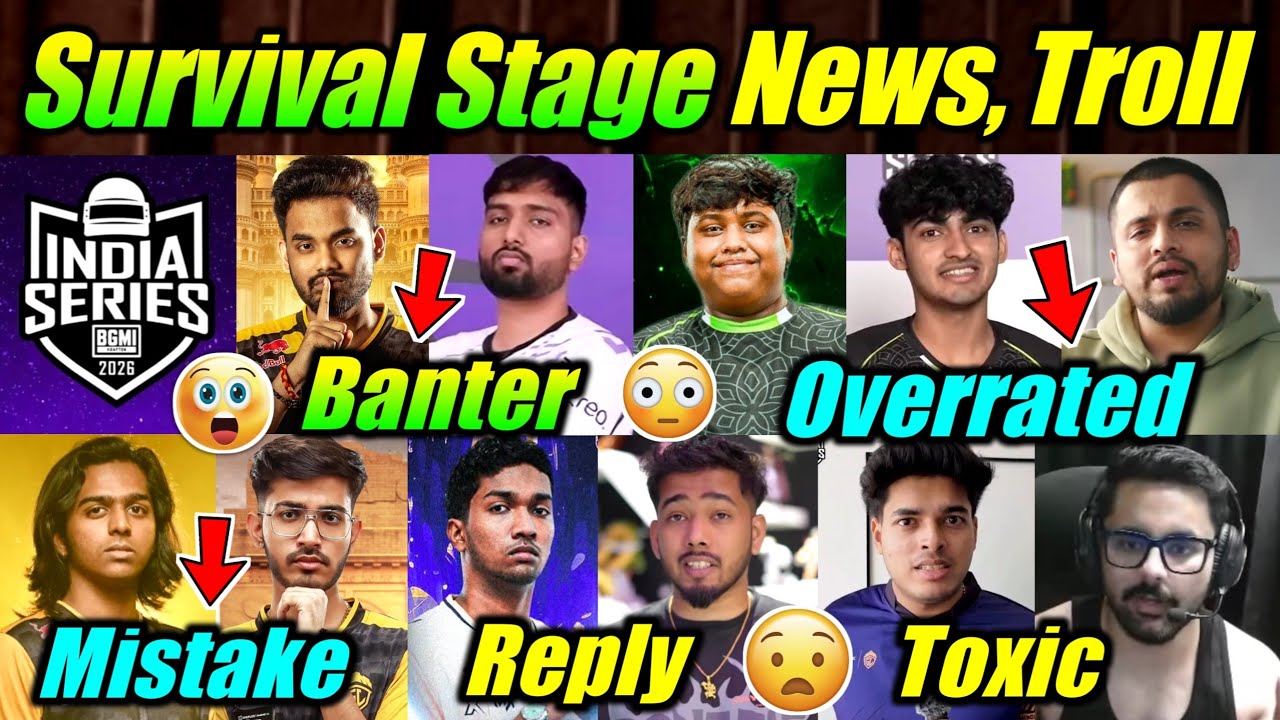 BGIS Survival Stage Format 😮 Goblin on Overrated 😳 Scout, Destro, Godl Reply ! Banter, News
