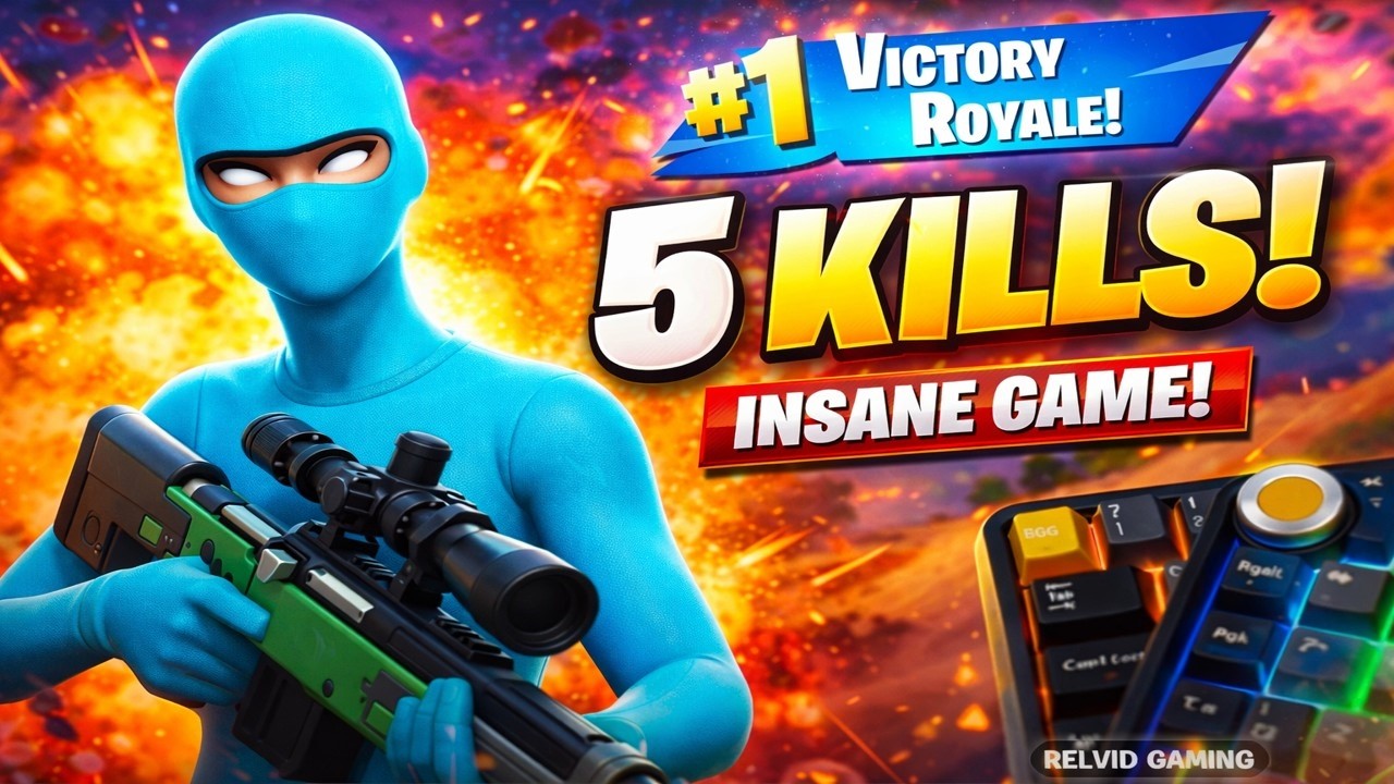 THIS MATCH WENT CRAZY… 5 INSANE KILLS 😳🔥 #fortnitebattleroyale