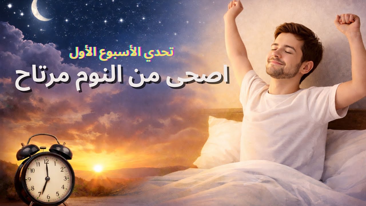 تحدّي الأسبوع الأول | اصحى من النوم مرتاح: بداية استعادة طاقتك وحياتك