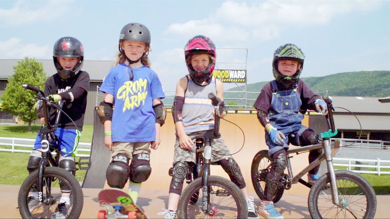 Groms Week at Woodward Camp