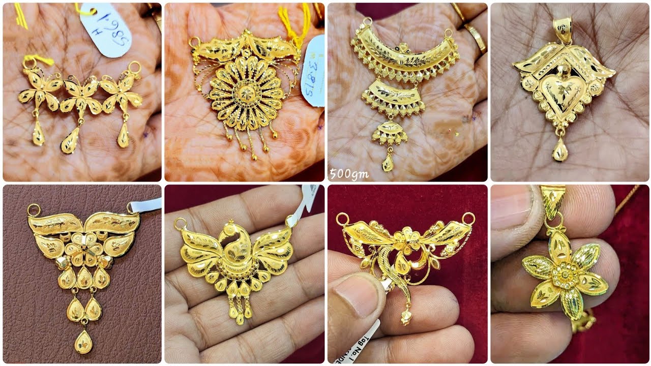 Gold Pendant Designs Light Weight/ Gold Pendant Designs Under 1 gram 😍gift items |